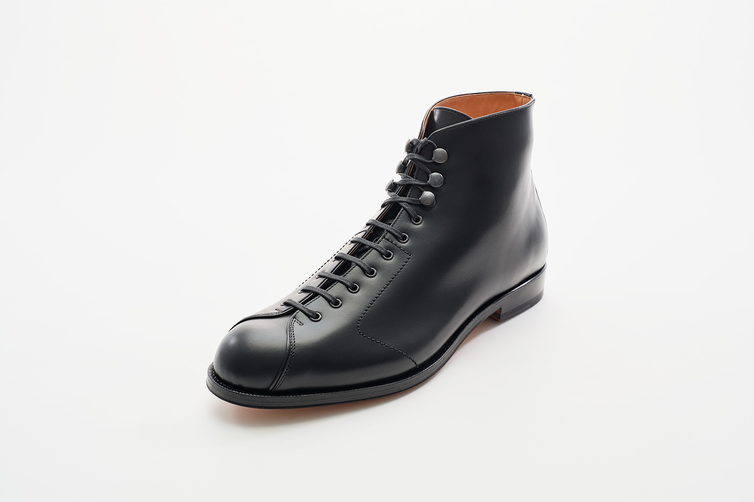 ○　Giacometti レディース 革靴 美しい木型の革靴】ジャコメッティ FG600 UTHA CALF 黒-ナトリヤ